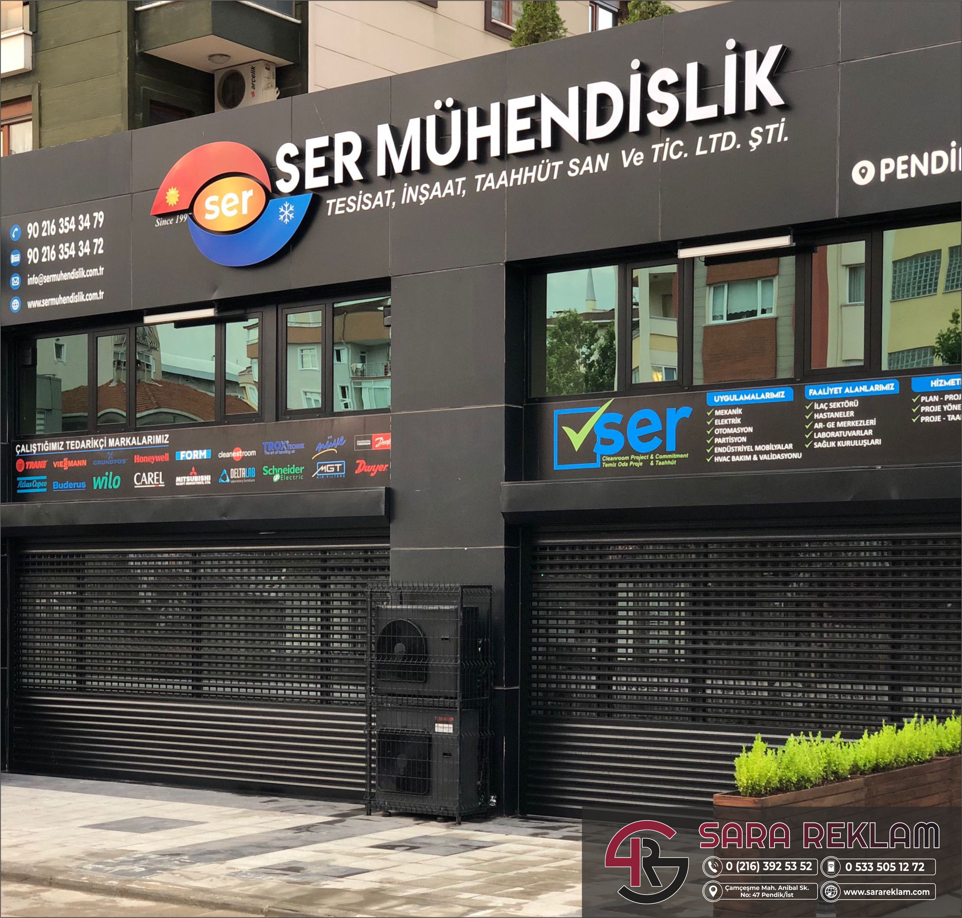  ışıklı alüminyum harf